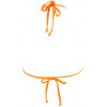 Haut Bikini Triangle Sequins Orange Axami V-12101