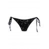 Culotte Bikini Sequins Noir Axami V-12113