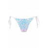 Culotte Bikini Sequins Blanc Axami V-12123