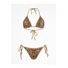 Haut Bikini Triangle Sequins Doré Axami V-12081