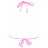 Haut Bikini Triangle Sequins Rose Axami V-12091