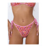 Culotte Bikini Sequins Rose Axami V-12093