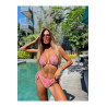 Culotte Bikini Sequins Rose Axami V-12093