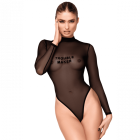Body transparent noir F388 - Noir Handmade