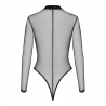 Body transparent noir F388 - Noir Handmade