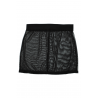 Jupe noire en résille transparente Maya