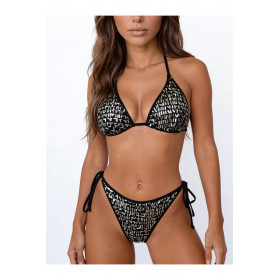 Haut de bikini noir V-12131 - Axami