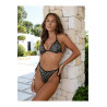 Culotte de bikini noir V-12133 - Axami