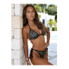 Culotte de bikini noir V-12133 - Axami