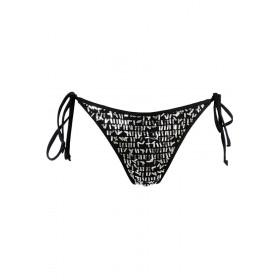 Culotte de bikini noir V-12133 - Axami