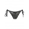 Culotte de bikini noir V-12133 - Axami