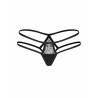 Culotte noire dentelle transparente Arrowel - Obsessive