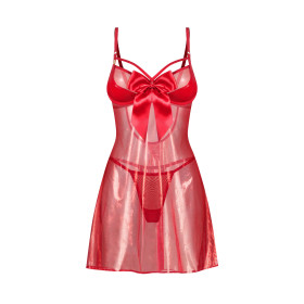 Gifty Red - Babydoll et String Obsessive | Joli(e) Dessous