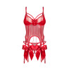 Gifty Red - Corset et String Obsessive | Joli(e) Dessous