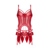 Gifty Red - Corset et String Obsessive | Joli(e) Dessous