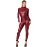 Combinaison Wetlook Bordeaux Zip 3 Voies F395 Dark Romance
