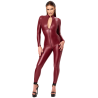 Combinaison Wetlook Bordeaux Zip 3 Voies F395 Dark Romance