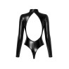 Body Noir Wetlook Dos Ouvert F402 After Midnight