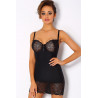 nuisette sexy noire VESTA - PariPari Lingerie