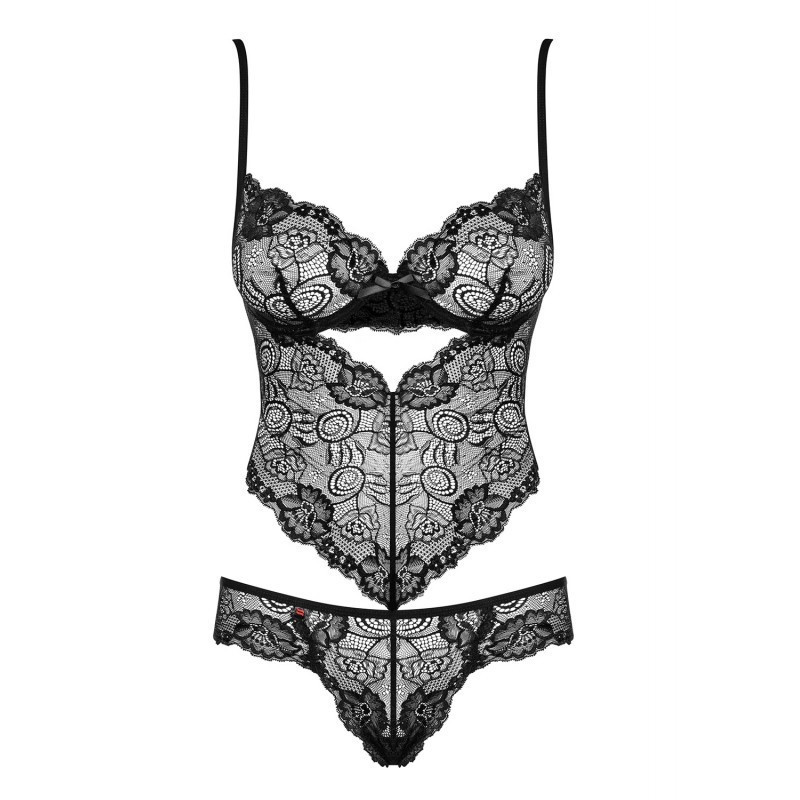 Body dentelle noir Alluria – Obsessive Lingerie