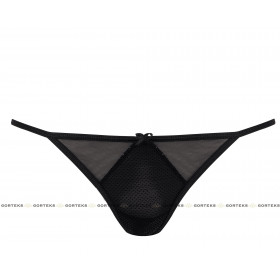 Le string noir Céline par Gorteks lingerie