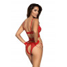 Le soutien gorge rouge et sexy V-8881 par Axami lingerie