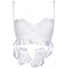 Le soutien gorge blanc et sexy V-8871 par Axami lingerie