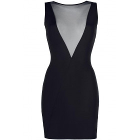 La robe sexy noire V-9209 par Axami Lingerie