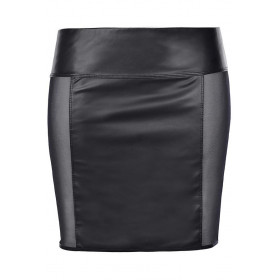 La jupe sexy noir V-9179 par Axamio