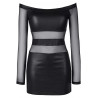 La robe sexy noire V-9309 par Axami Lingerie
