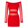 La robe sexy rouge V-9299 par Axami Lingerie