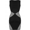 La robe noire sexy V-9279 par Axami Lingerie