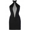 La robe noire V-9269 par Axami lingerie