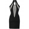 La robe noire V-9269 par Axami lingerie