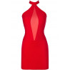 La robe rouge V-9259 par Axami lingerie