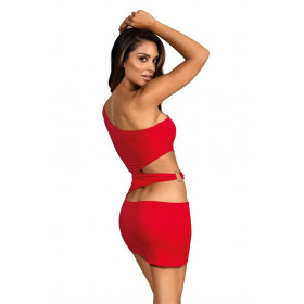 La robe rouge sexy V-9249 par Axami Lingerie