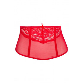 Le serre taille (demi-corset) rouge V-6602 Amor Amor par Axami Lingerie