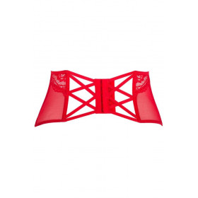 Le serre taille (demi-corset) rouge V-6602 Amor Amor par Axami Lingerie